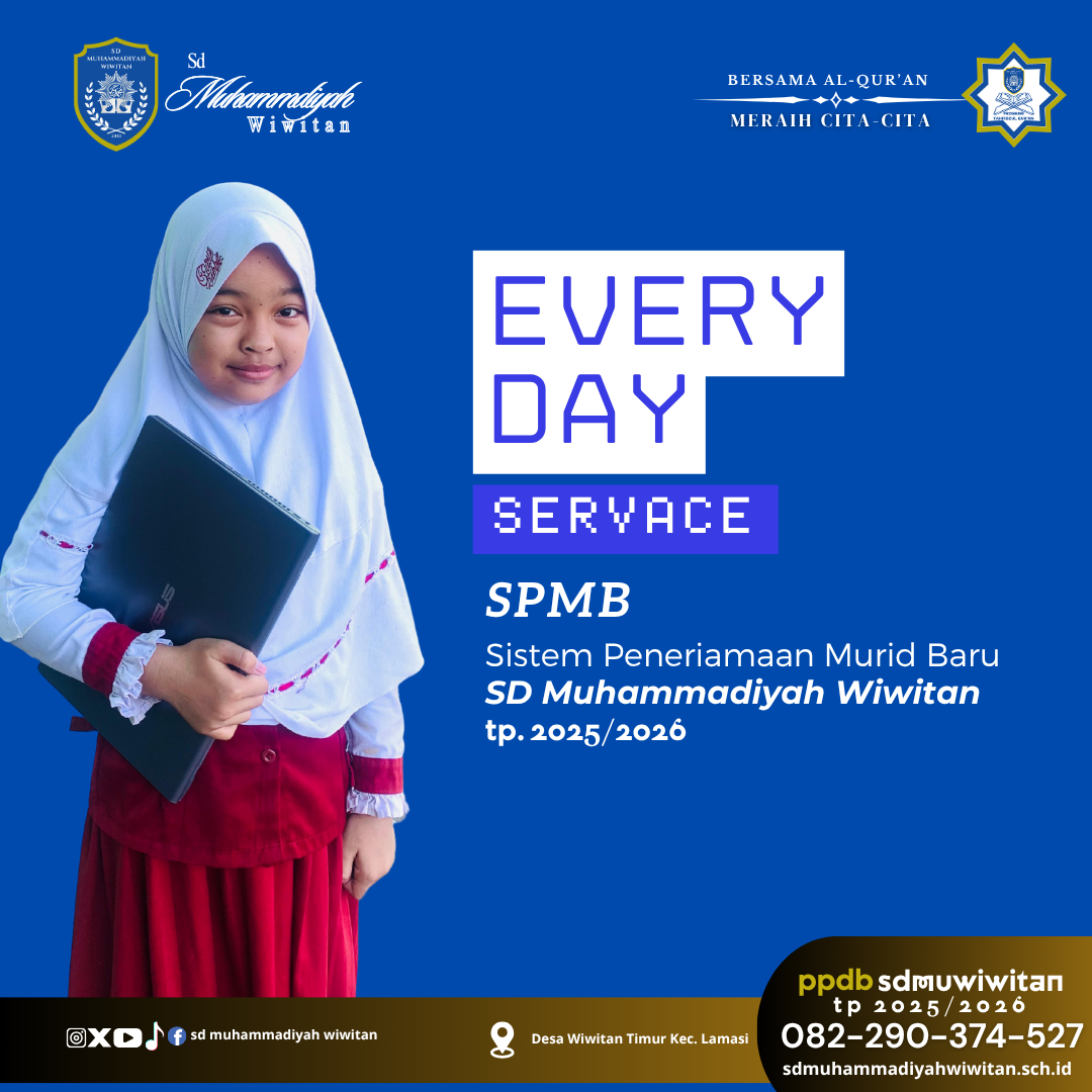 Every Day Servace Sistem Penerimaan Murid Baru SD MUHAMMADIYAH WIWITAN Tp. 2025/2026